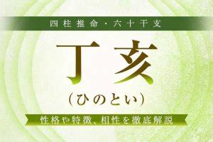 丁亥 最強|丁亥(ひのとい)の性格や特徴